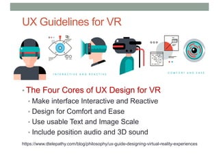 COMP 4010 - Lecture 5: Interaction Design for Virtual Reality | PDF