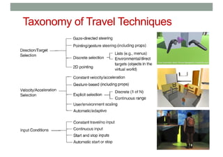 COMP 4010 - Lecture 5: Interaction Design for Virtual Reality