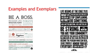 Examples and Exemplars
 