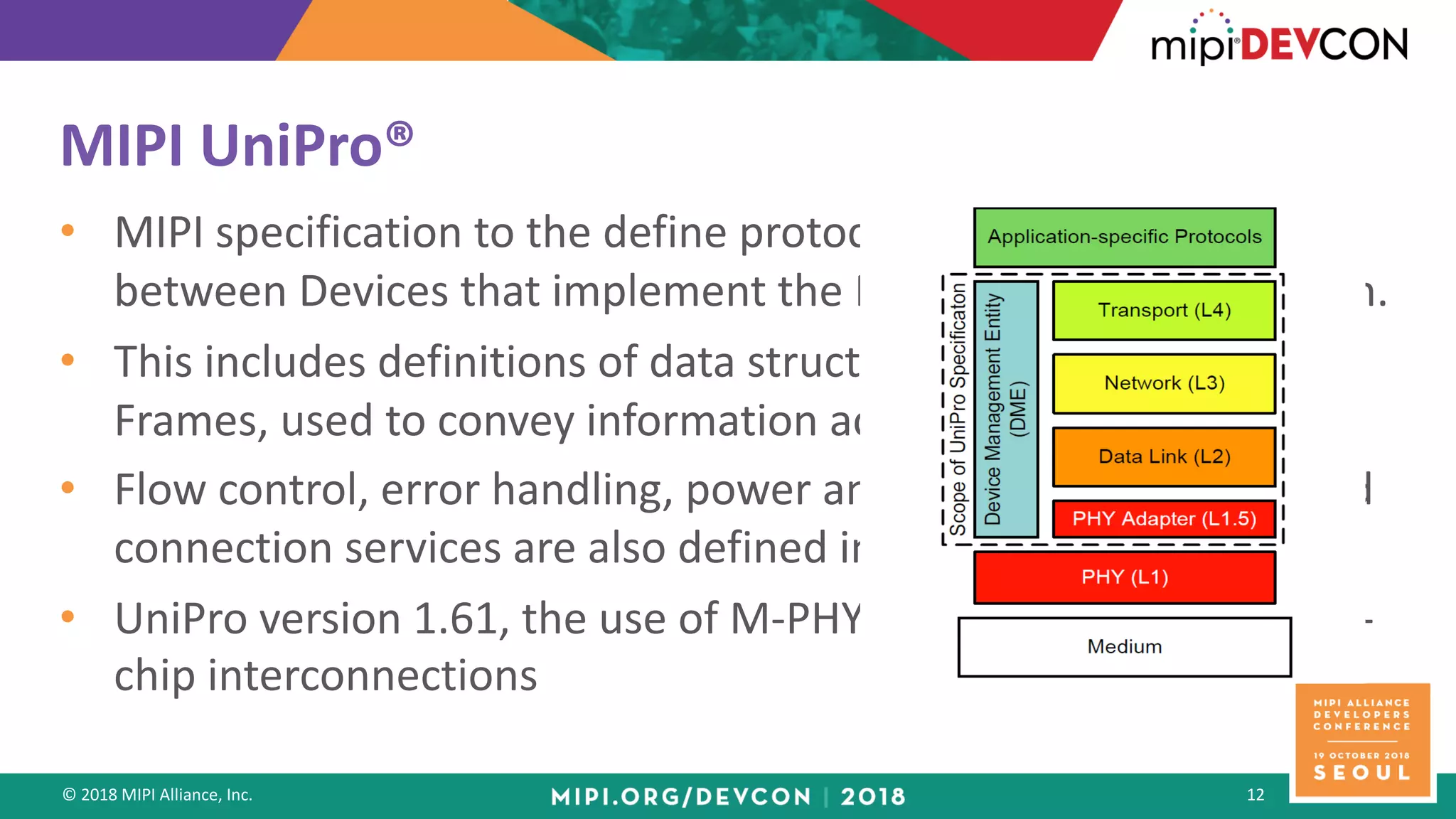 MIPI DevCon Seoul 2018: Troubleshooting MIPI M-PHY Link and Protocol ...