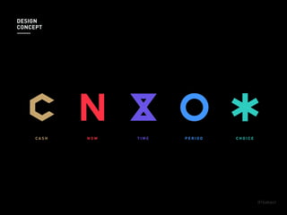 C A S H N O W T I M E P E R I O D C H O I C E
DESIGN
CONCEPT
 