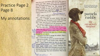 Practice Page 2
Page 8
My annotations
 