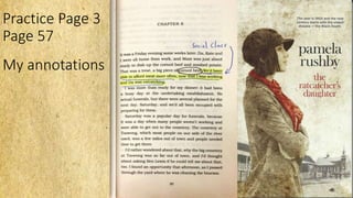 Practice Page 3
Page 57
My annotations
 