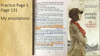 Practice Page 5
Page 131
My annotations
 
