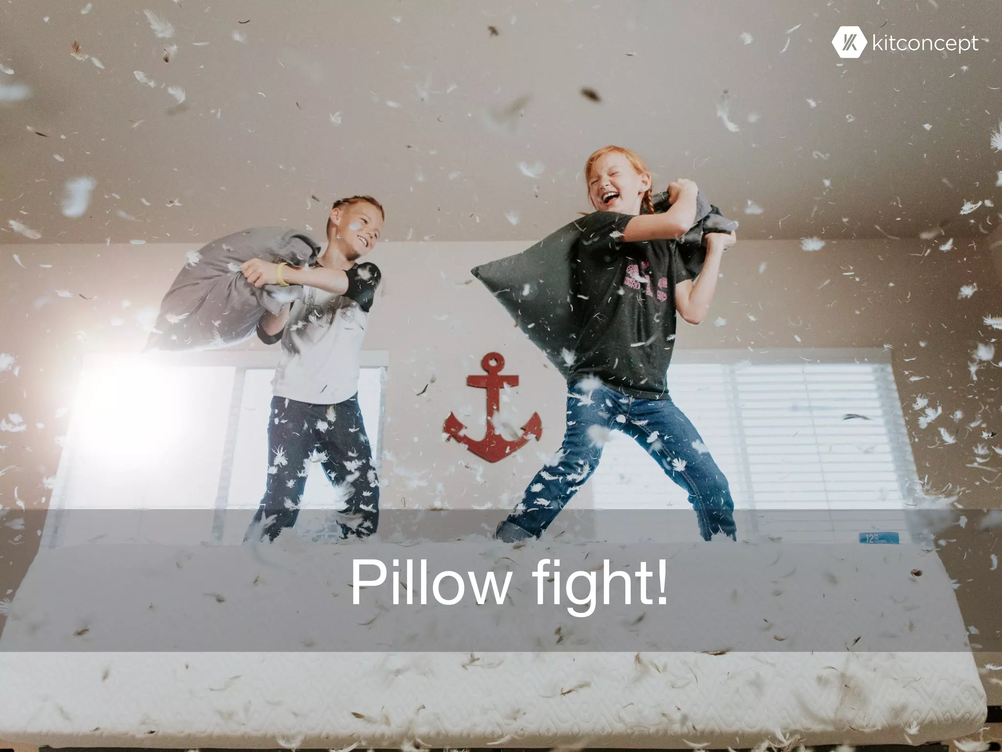 Pillow fight!