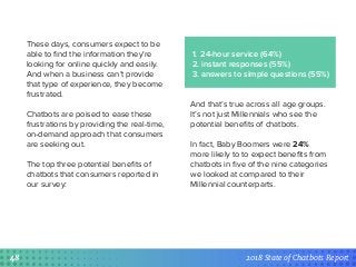The 2018 State of Chatbots Report Slide 48