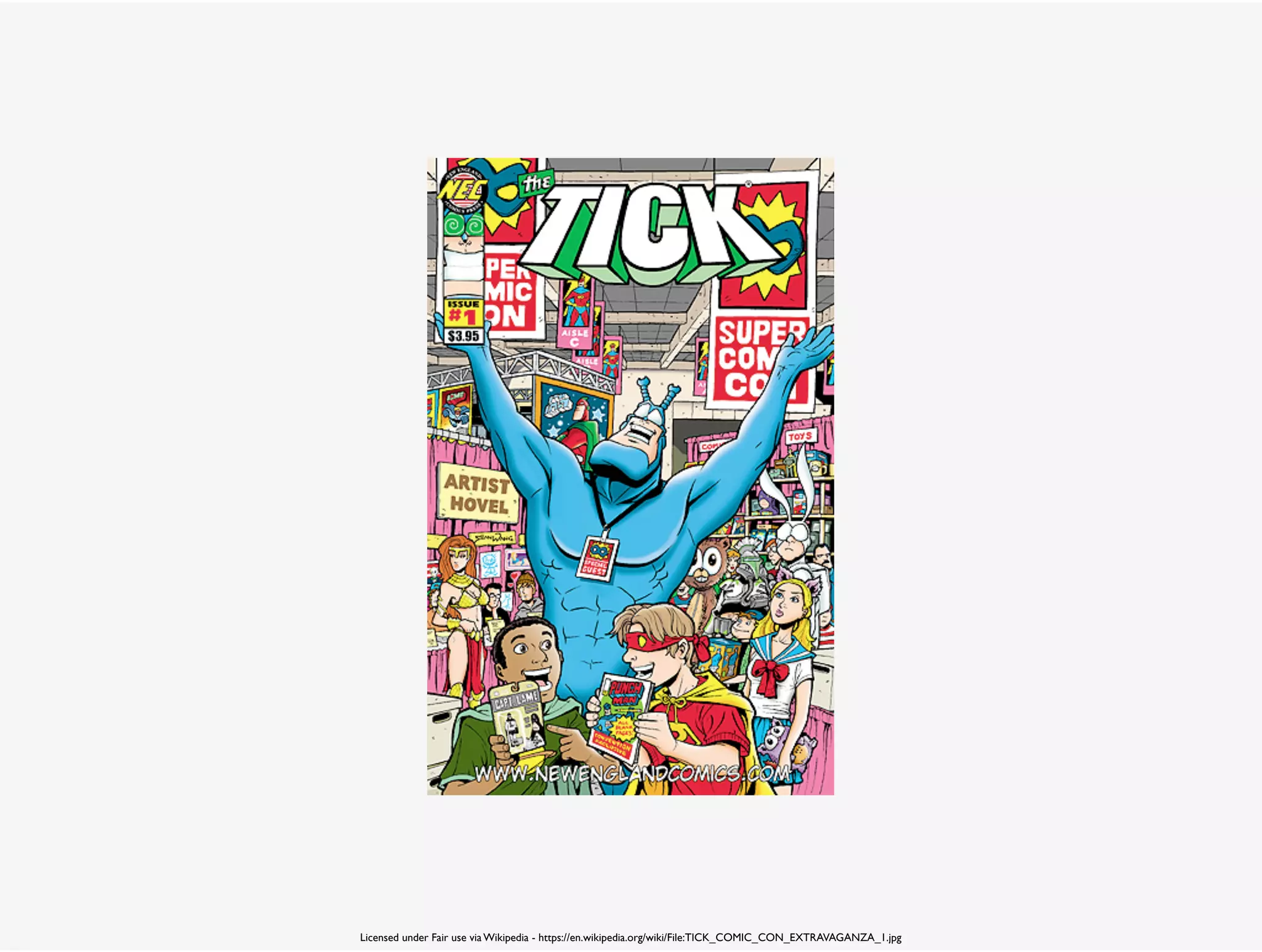 Licensed under Fair use via Wikipedia - https://en.wikipedia.org/wiki/File:TICK_COMIC_CON_EXTRAVAGANZA_1.jpg
 