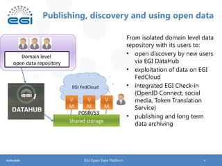 EGI - Open Data Platform | PPT