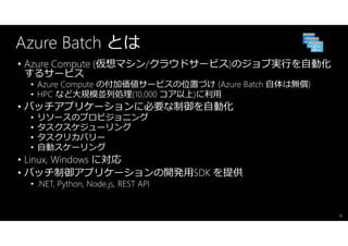Azure Batch Renderingではじめるクラウドレンダリング | PDF