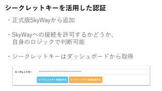 `åȥ`?^
?ʽSkyWay׷
?SkyWayؤνӾASɤ뤫ɤ
??ΥåжϿ
?`åȥ`ϥåܩ`ɤȡ
 
