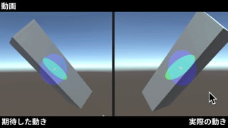 期待した動き 実際の動き
動画
 