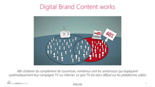 Digital Brand Content works
21
A l’inverse, les réactions générées par un contenu institutionnel sont souvent plus riches ...