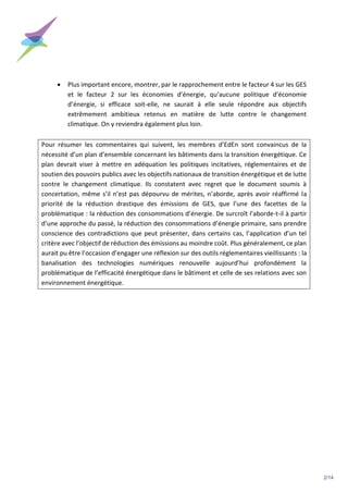 2/14
 Plus important encore, montrer, par le rapprochement entre le facteur 4 sur les GES
et le facteur 2 sur les économi...