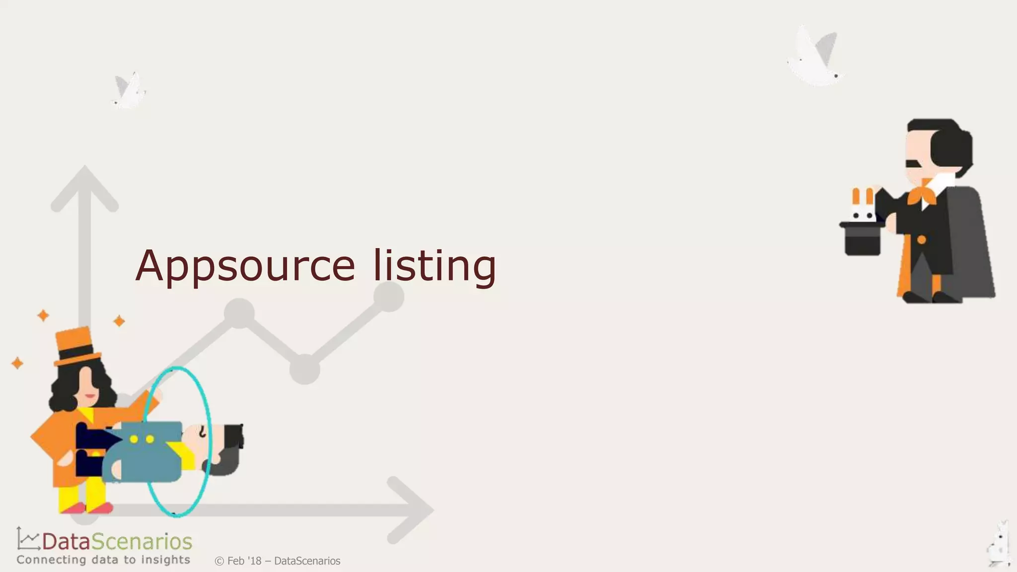 Appsource listing
© Feb '18 – DataScenarios
 