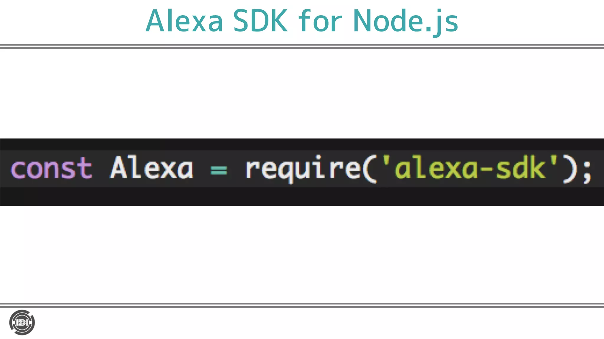 Alexa SDK for Node.js
 