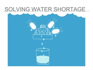 SOLVING WATER SHORTAGE
 