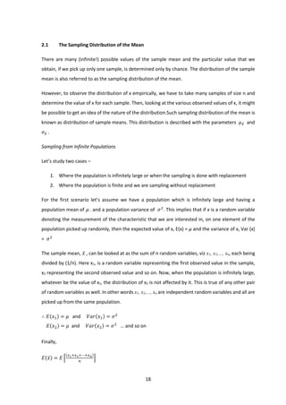 Sampling and Sampling Distribution | PDF