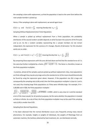 Sampling and Sampling Distribution | PDF