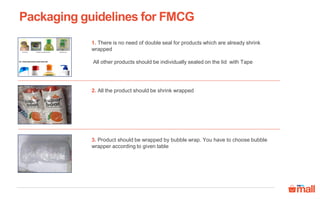 Packaging guidelines for all categories | PDF
