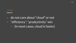 Cloud Based Strategy for Efficiency