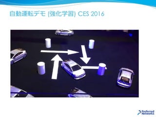 自動運転デモ (強化学習) CES 2016
 