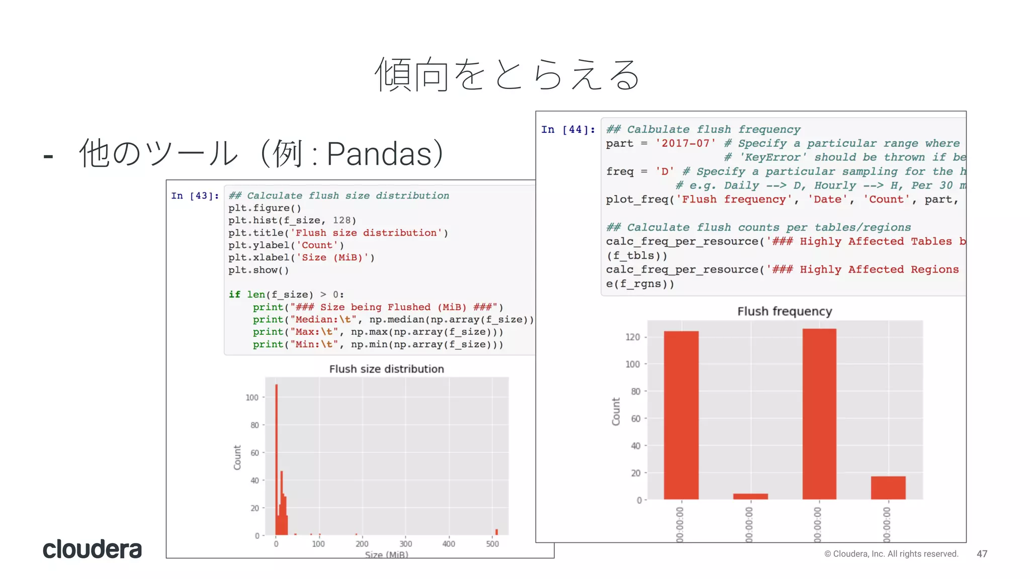 47© Cloudera, Inc. All rights reserved.
- : Pandas
 