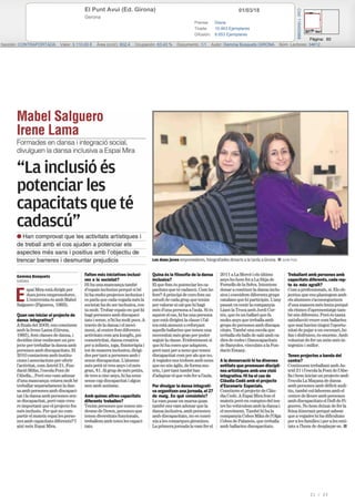 01/03/18El Punt Avui (Ed. Girona)
Gerona
Prensa: Diaria
Tirada: 10.463 Ejemplares
Difusión: 8.653 Ejemplares
Página: 60
Sección: CONTRAPORTADA Valor: 3.110,00 € Área (cm2): 602,4 Ocupación: 63,43 % Documento: 1/1 Autor: Gemma Busquets GIRONA Núm. Lectores: 34612
Cód:116450988
21 / 23
 