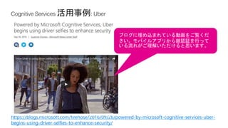 https://blogs.microsoft.com/firehose/2016/09/26/powered-by-microsoft-cognitive-services-uber-
begins-using-driver-selfies-to-enhance-security/
 