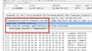 HTTPによる通信内容の解析
17
 