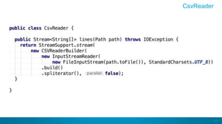 49
CsvReader
 