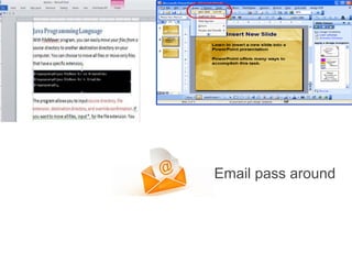 Email pass around
 