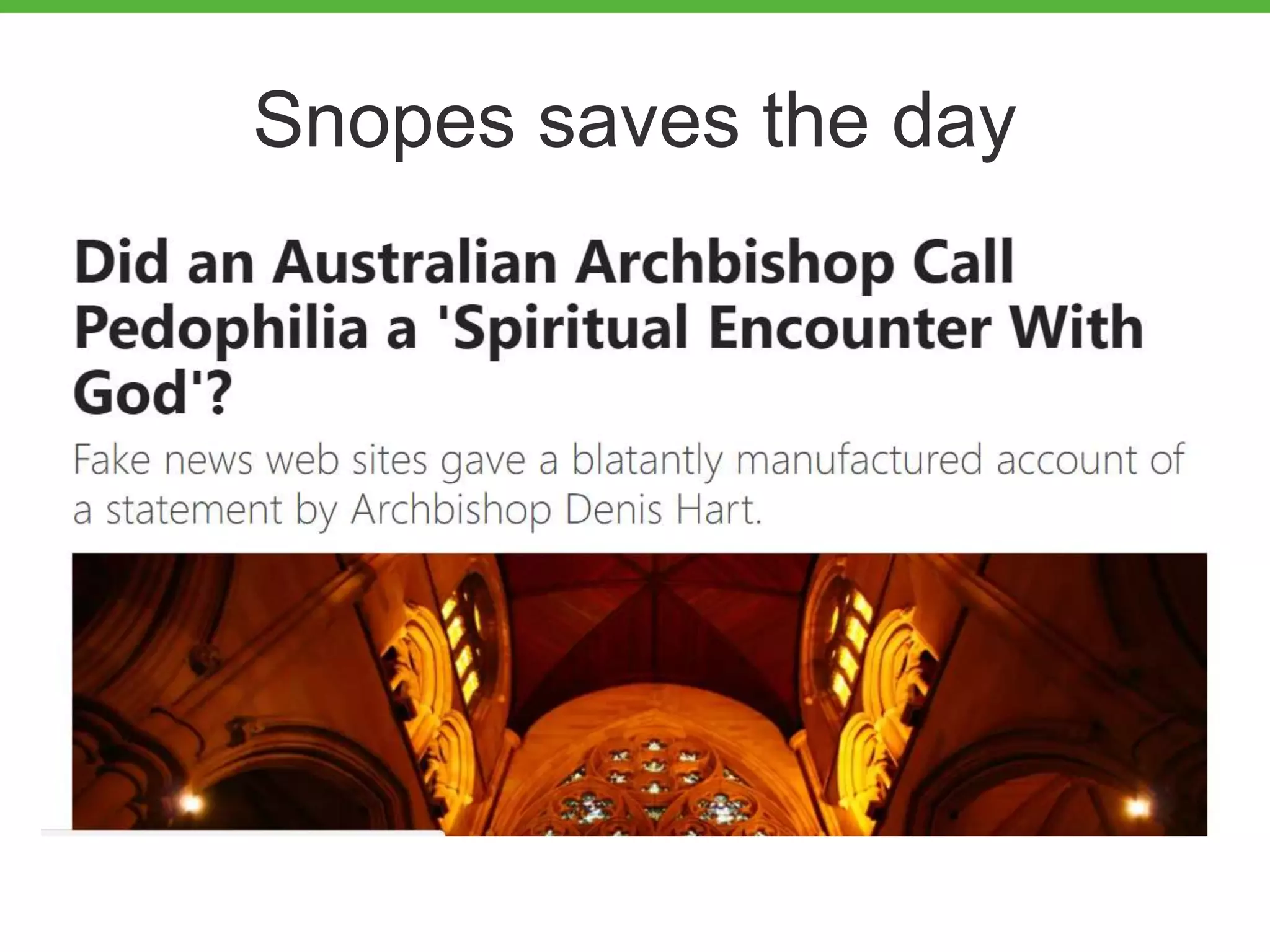 Snopes saves the day
 