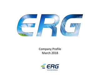 Company Profile
March 2018
 