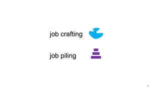 job crafting
job piling
9
 