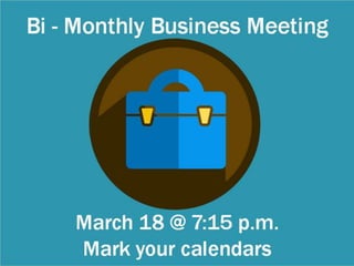 3/18/18 Announcements