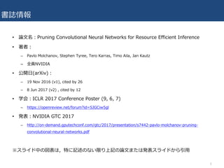 Dl Hacks Pruning Convolutional Neural Networks For Resource Efficien