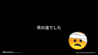 ページタイトルページサブタイトル
©2018 Wantedly, Inc.©2018 Wantedly, Inc. 2018-03-20 shibuya.apk #23 @cattaka_net
茨の道でした
 