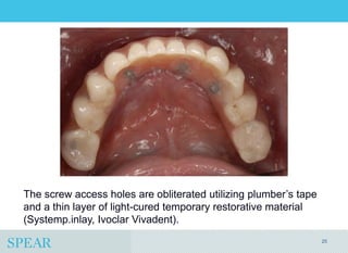 Conversion Prosthesis For an Implant-Supported Fixed Dental Prosthesis ...