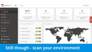 Still though - scan your environment
 