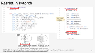 4 torchvision https://github.com/pytorch/vision/blob/master/torchvision/models/resnet.py
B
URL: 4 Kaiming He, Xiangyu Zhang, Shaoqing Ren, Jian Sun ”Deep Residual Learning for Image Recognition” https://arxiv.org/abs/1512.03385
 