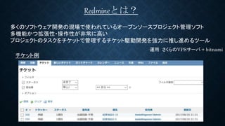 यΥեȥ_kάFʹƤ륪`ץ󥽩`ץȹե
CܤĒ?Ԥǳ˸ߤ
ץȤΥåȤǹål_kƤMĩ`
RedmineȤϣ
\ VPS` + bitnami
å
 