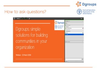 How to ask questions?
 