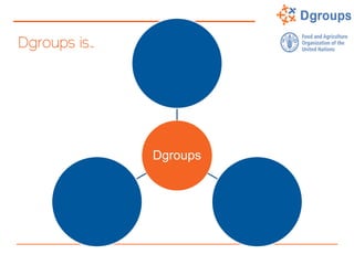 Dgroups is…
Dgroups
 