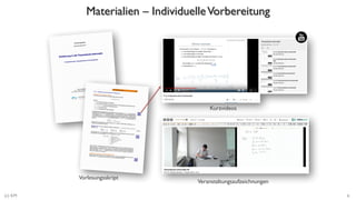 (c) KM
Materialien – IndividuelleVorbereitung
6
Vorlesungsskript
Kurzvideos
Veranstaltungsaufzeichnungen
 