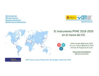 20180404 El Instrumento Pyme en el marco del EIC