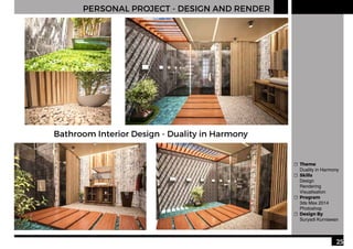 Design Portfolio of Suryadi Kurniawan - 2018 | PDF