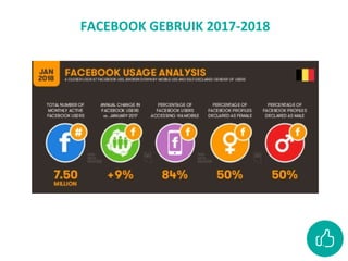 FACEBOOK GEBRUIK 2017-2018
 