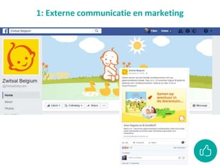 1: Externe communicatie en marketing
 