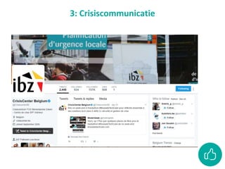 3: Crisiscommunicatie
 