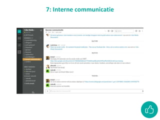 7: Interne communicatie
 
